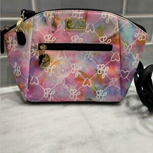 Nwot Luv Betsey Johnson tie dye vegan crossbody